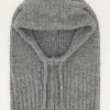 Cagoule Grise En Tricot