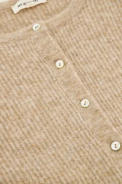 Cardigan Beige Avec Boutons