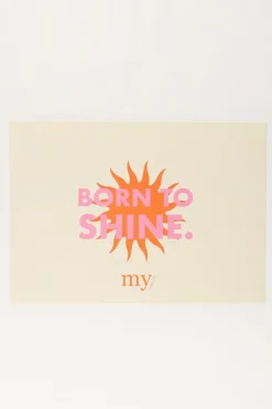 Carte "Born To Shine"