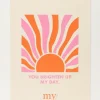 Carte "You Brighten Up My Day"
