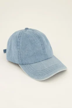 Casquette En Jean “Au Revoir"