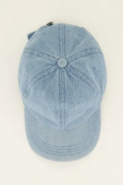 Casquette En Jean “Au Revoir