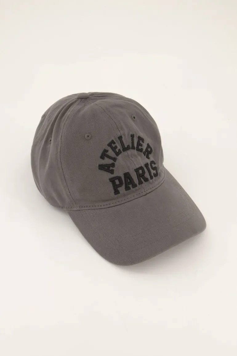 Casquette Gris Foncé "Atelier Paris"