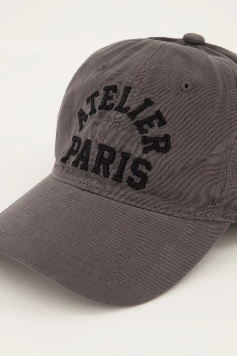 Casquette Gris Foncé "Atelier Paris"