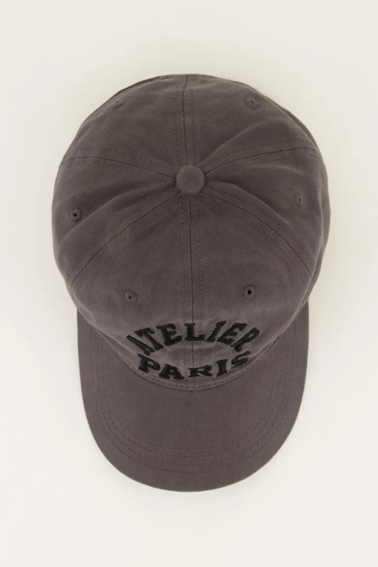 Casquette Gris Foncé "Atelier Paris"