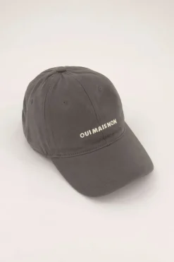 Casquette Gris Foncé "Oui Mais Non"