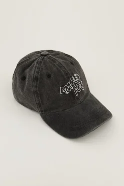 Casquette Grise "Amour Fou"
