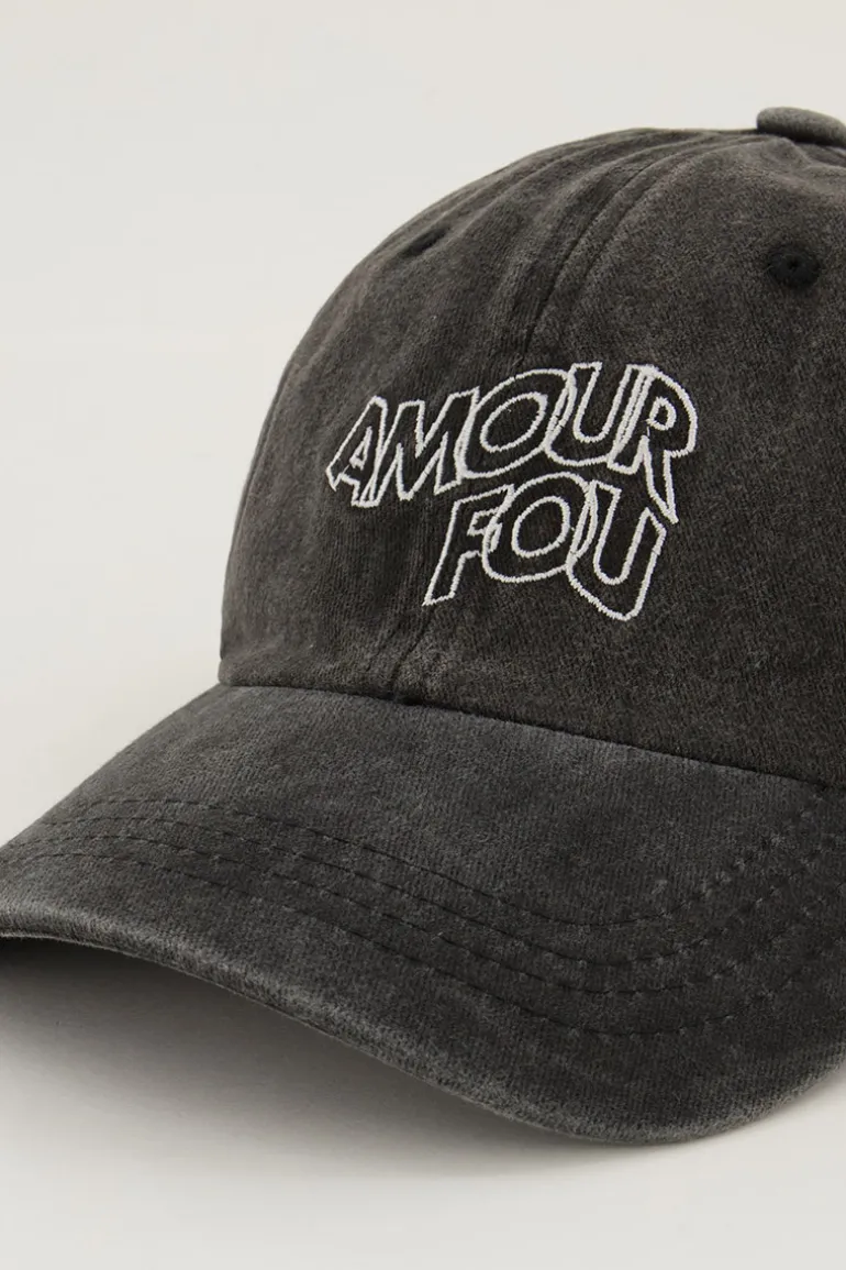 Casquette Grise "Amour Fou"
