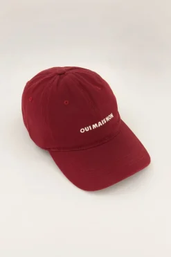 Casquette Rouge "Oui Mais Non"