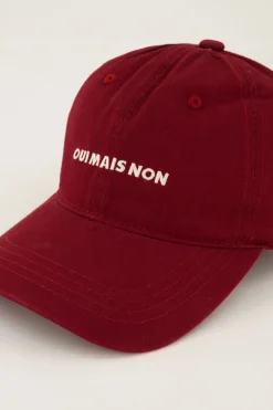 Casquette Rouge "Oui Mais Non"