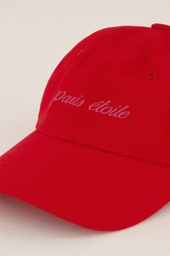Casquette Rouge Paris étoile