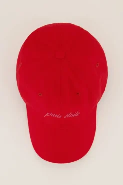 Casquette Rouge Paris étoile