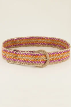 Ceinture Colorée En Raphia