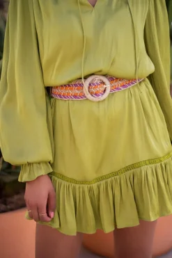 Ceinture Colorée En Raphia