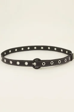 Ceinture En Denim Argenté