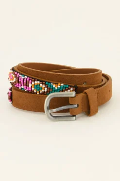 Ceinture Marron Avec Boucle Argentée