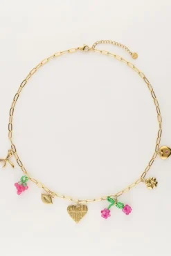 Chaîne à Maillons Avec Divers Charms