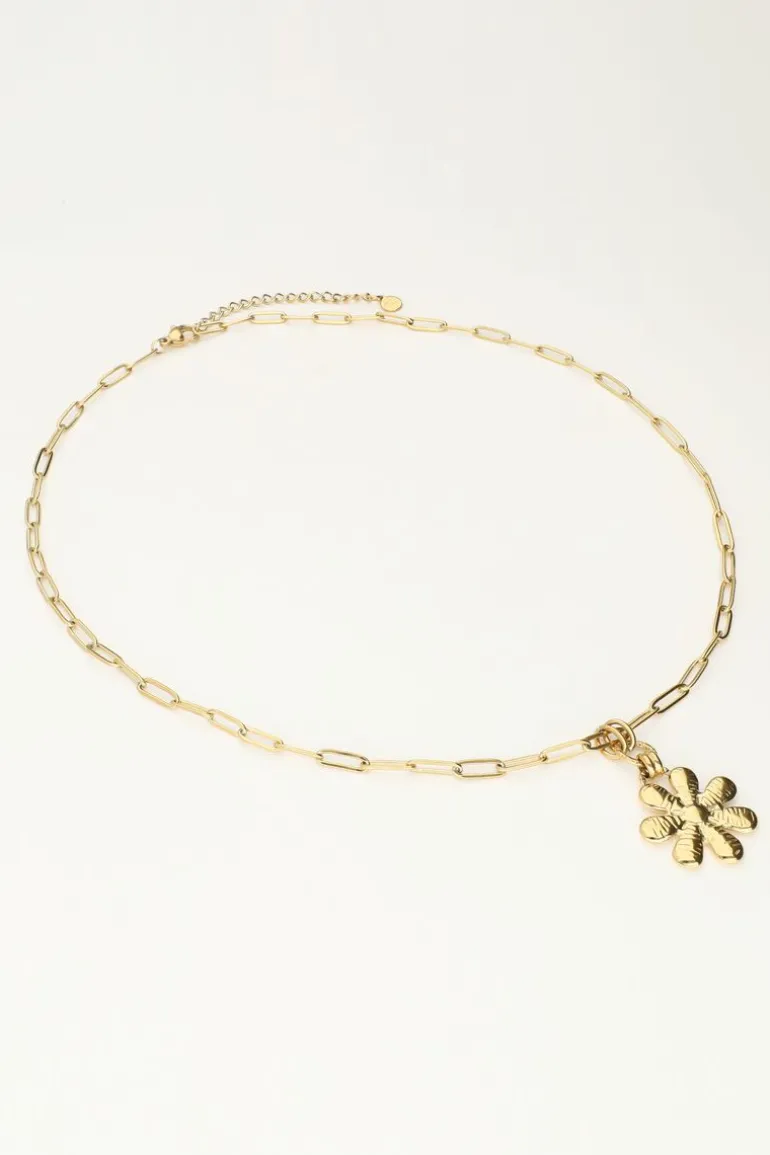 Chaîne à Maillons Avec Grande Fleur