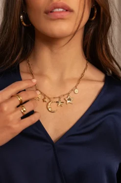 Chaîne à Maillons Starry Avec Charms