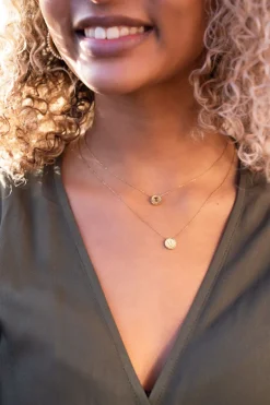 Chaîne Avec Pendentif Initiale
