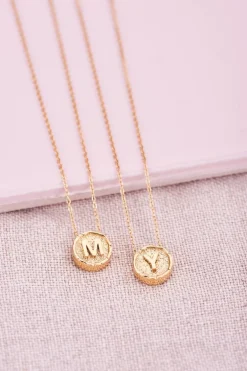 Chaîne Avec Pendentif Initiale