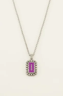 Chaîne Bold Spirit Pendentif « Amour » Rose