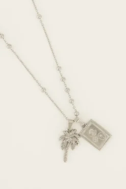 Chaîne Souvenir Avec Billes Et Pendentifs