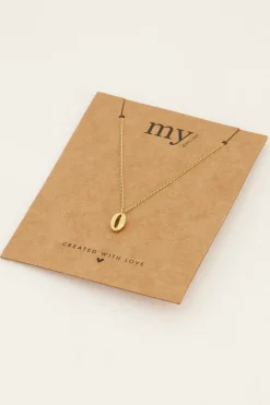Chaîne Souvenir Avec Pendentif Coquillage En Bois De Kauri