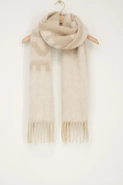 Écharpe Beige "La Vie En Rose"