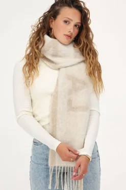 Écharpe Beige "La Vie En Rose"