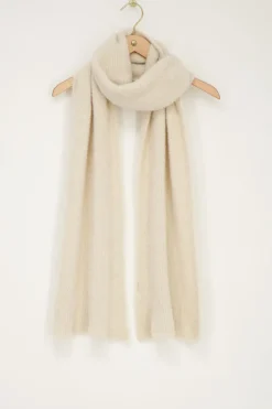Écharpe Beige Poilue