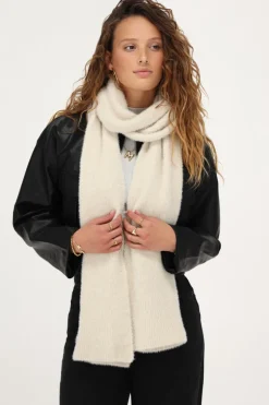 Écharpe Beige Poilue