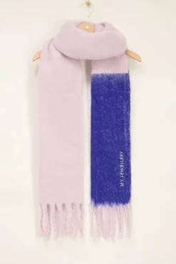 Écharpe Bicolore Bleue & Lilas