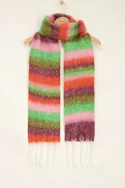 Écharpe Multicolore Rayée