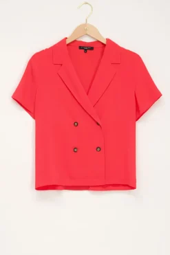 Chemise Corail à Double Boutonnage