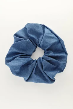 Chouchou En Denim Bleu