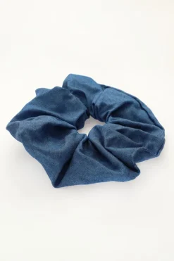 Chouchou En Denim Bleu