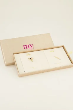 Coffret Cadeau Barrette Et Lot De Bagues