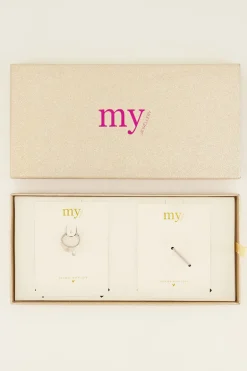 Coffret Cadeau Barrette Et Lot De Bagues