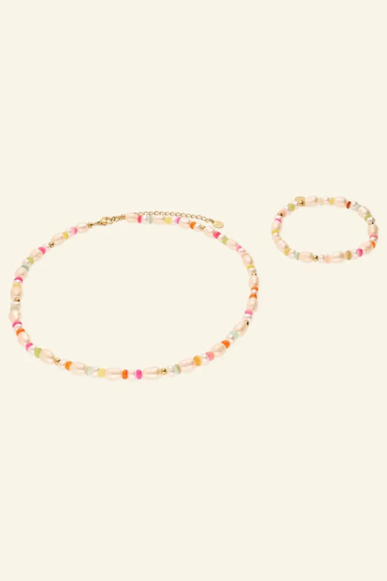 Coffret Cadeau Pour Enfants Collier Et Bracelet à Perles