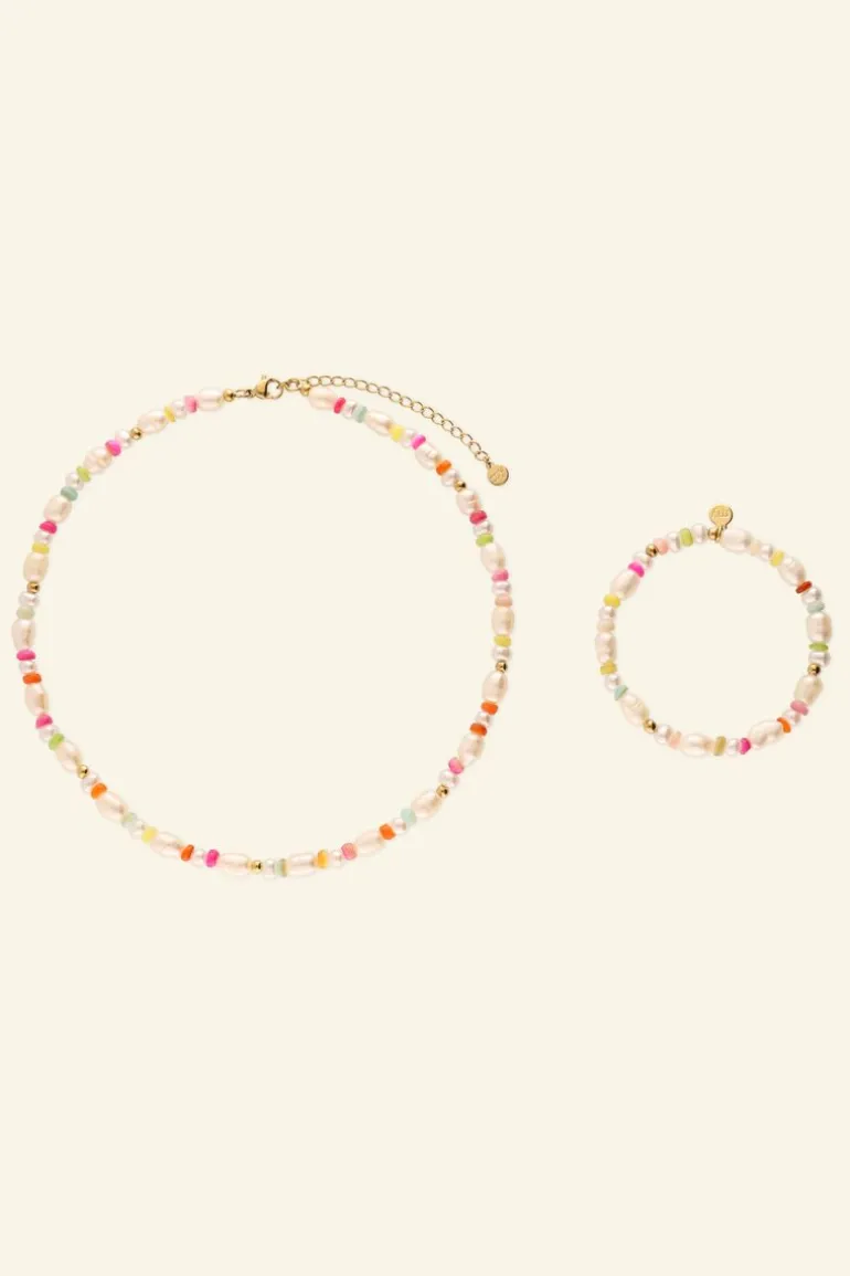 Coffret Cadeau Pour Enfants Collier Et Bracelet à Perles