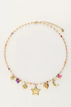 Collier à Charms Starry Avec étoile Et Perles