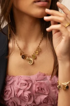 Collier à Charms Starry Avec Pièces De Monnaie