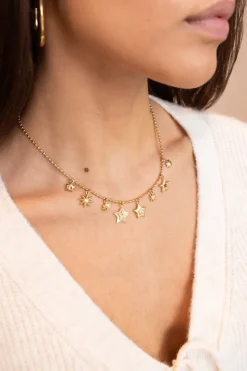 Collier à Charms Starry Avec étoiles