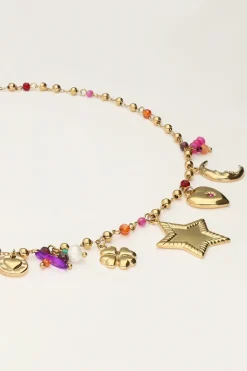 Collier à Charms Starry Avec étoile Et Perles