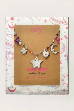 Collier à Charms Starry Avec étoile Et Perles