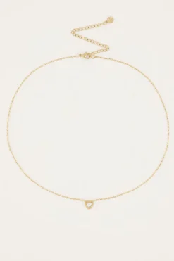 Collier à Cœur En Strass
