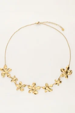Collier à Fleurs Plates