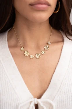 Collier à Fleurs Texturées