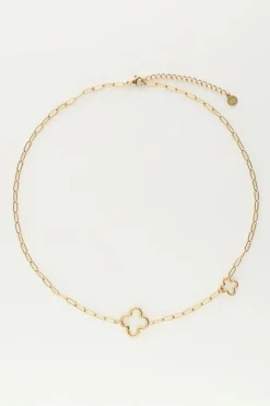 Collier à Maillons Avec Trèfles